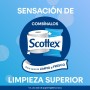 Scottex Papel Higiénico Original 96 rollos, 6 packs de 16 rollos