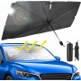 Beurseaf Parasol Coche Delantero,Protección Solar Coche,Protección Solar Interior Parabrisas,2025 Última Visera Plegable