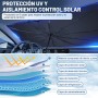 Beurseaf Parasol Coche Delantero,Protección Solar Coche,Protección Solar Interior Parabrisas,2025 Última Visera Plegable