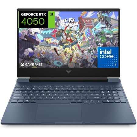 HP Victus 15-fa2022ns - Ordenador portátil Gaming 15" FHD Intel Core i7-13620H, 16GB RAM, 512GB SSD, NVIDIA RTX 4050, FreeDos -