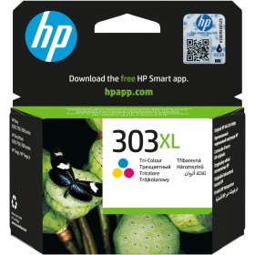 HP 303XL T6N03AE, Tricolor, Cartucho de Tinta de Alta Capacidad Original, compatible con impresoras de inyección de tinta HP