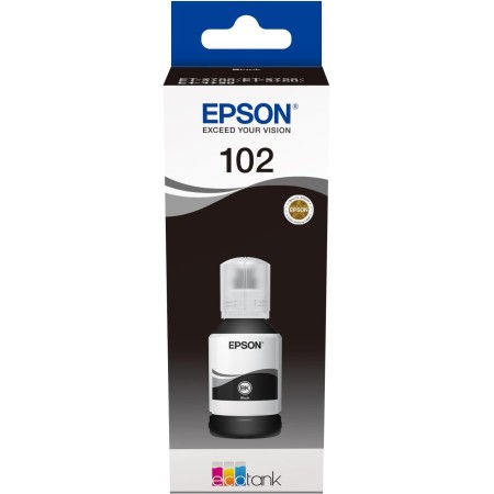 Epson C13T03R140 Negro Cartuchos de Tinta Original Pack Of 1 Válido para Epson Ecotank ET-2700/ ET-2750/ ET-3700/ ET-3750/