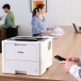 Brother Impresora láser monocromática empresarial HL-L6210DW con gran capacidad de papel, redes inalámbricas y Gigabit Ethernet,
