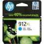 HP 912XL 3YP34AE, Negro, Cian, Magenta y Amarillo, Cartuchos de Tinta de Alta Capacidad Originales, Pack de 4, compatible con