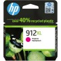 HP 912XL 3YP34AE, Negro, Cian, Magenta y Amarillo, Cartuchos de Tinta de Alta Capacidad Originales, Pack de 4, compatible con