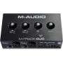 M-Audio M-Track Duo - Interfaz audio, tarjeta de sonido USB para grabación, transmisión, podcasting con entradas XLR, línea y
