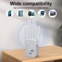Repetidor WiFi de 1200Mbps, enrutador inalámbrico, amplificador de señ