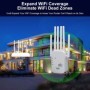 Repetidor WiFi de 1200Mbps, enrutador inalámbrico, amplificador de señ