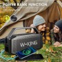 W-KING 100W MAX 60W RMS Altavoz Bluetooth Potente, Bajo Profundo, 40h de Reproducción, Portátil Exterior Impermeable Speaker
