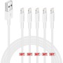 Cargador USB C, 45W 4 Puerto Enchufe USBC para iPhone 16 15 Plus 14 13 12 11 Pro Max SE 2020 XS X 8 iPad Samsung, Movil Carga