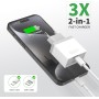 2Pcs Cargador USB C, Enchufe 20W Replacement for iPhone 16 15 14 13 12 11 Pro MAX SE XS XR 8 7 Plus Mini SE, Galaxy, Pixel.