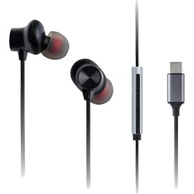 Panasonic RP-TCM225DEK Auriculares USB-C, Auriculares Internos, con Cable y Micrófono Integrado y Control Remoto, Graves