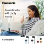 Panasonic RP-TCM225DEK Auriculares USB-C, Auriculares Internos, con Cable y Micrófono Integrado y Control Remoto, Graves