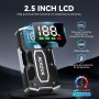 ACEZUK Arrancador de Coches 4500A, 12V Arrancador de Baterias de Coches (para 5.5L Disésel o 7.0L Gas), Jump Starter con 2.5