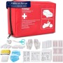 HONYAO® Botiquín de Primeros Auxilios 90 Piezas, Mini Kit Primeros Auxilios, Botiquin Pequeño para Coche Casa Lugar Trabajo