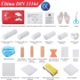 HONYAO® Botiquín de Primeros Auxilios 90 Piezas, Mini Kit Primeros Auxilios, Botiquin Pequeño para Coche Casa Lugar Trabajo