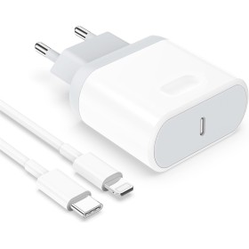Anigaduo Cargador for iPhone Carga Rapida - for iPhone 14/14 Plus/14 Pro/14 Pro Max/13/12/11/X/XS MAX/XR/SE/8/7/6, Pad,25W USB C