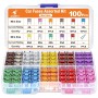 JOREST 168 Pcs 12v Fusibles Coche Kit, 114 Mini Fusibles Coche + 54 Mediano Fusibles Coche + 1 Clip para Fusibles - para