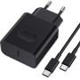 45W Cargador USB C Carga Rapida Enchufe Compatible con Samsung Galaxy S25/S24/S23/S23+/S23 Ultra/S22/S21/S20/Note20/A73/A53/S10
