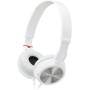 Sony MDRZX300W - Auriculares de diadema cerrados, blanco y plata