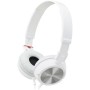 Sony MDRZX300W - Auriculares de diadema cerrados, blanco y plata