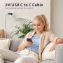 45W Cargador USB C Carga Rapida Enchufe Compatible con Samsung Galaxy S25/S24/S23/S23+/S23 Ultra/S22/S21/S20/Note20/A73/A53/S10