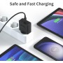 45W Cargador USB C Carga Rapida Enchufe Compatible con Samsung Galaxy S25/S24/S23/S23+/S23 Ultra/S22/S21/S20/Note20/A73/A53/S10
