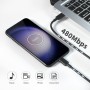 45W Cargador USB C Carga Rapida Enchufe Compatible con Samsung Galaxy S25/S24/S23/S23+/S23 Ultra/S22/S21/S20/Note20/A73/A53/S10
