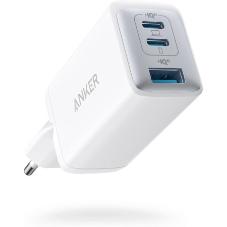 Anker Cargador USB C Carga Rapida 65W (Nano II),con 3 Puertos PPS, Cargador Compacto y Potente para MacBook Pro, iPad Pro, Steam
