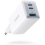 Anker Cargador USB C Carga Rapida 65W (Nano II),con 3 Puertos PPS, Cargador Compacto y Potente para MacBook Pro, iPad Pro, Steam