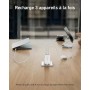 Anker Cargador USB C Carga Rapida 65W (Nano II),con 3 Puertos PPS, Cargador Compacto y Potente para MacBook Pro, iPad Pro, Steam