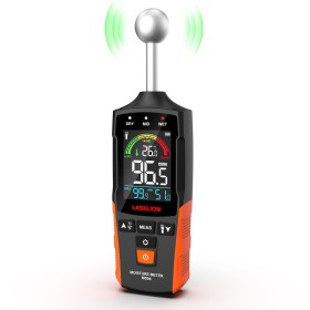 LASELION MS04 Medidor de Humedad de Pared Con Sensor de Bola Para Exploraciones de Superficie No Destructivas, Ideal Para