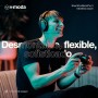 Roland V-Moda BoomPro - Micrófono Alámbrico para Videojuegos y VoIP, Color Negro, One Size