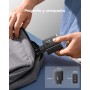 Baseus - Cargador USB C, 65 W, Fuente de alimentación de 3 Puertos PD, con PPS, Cargador rápido GAN Compatible con MacBook
