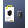 Baseus - Cargador USB C, 65 W, Fuente de alimentación de 3 Puertos PD, con PPS, Cargador rápido GAN Compatible con MacBook