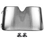 Parasol Coche Delantero，Parasol Luna de Coche Metalizado Cortina Reflectante para Vehículo Protección Rayos UV Parabrisas,