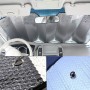 Parasol Coche Delantero，Parasol Luna de Coche Metalizado Cortina Reflectante para Vehículo Protección Rayos UV Parabrisas,