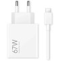 Xiaomi 67W HyperCharge Combo (Type-A) - Cargador de 67W, Puerto USB, Cable USB-C, identificación Inteligente de Dispositivos,