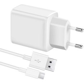 MEROM Cargador Quick Charge 3.0 18W Fuente de Alimentación, Type C para Samsung Galaxy S10 S10 E Huawei P20 Xiaomi Mi 9 Redmi