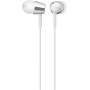Sony MDREX155AP in-Ear Earbud Headphones/Headset with Mic for Phone Call, White (MDR-EX155AP/W)