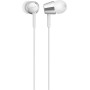 Sony MDREX155AP in-Ear Earbud Headphones/Headset with Mic for Phone Call, White (MDR-EX155AP/W)