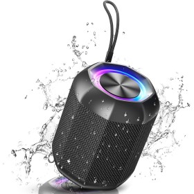 VOSFEEL Altavoz Bluetooth Inalámbrico Portátil, Pequeño Altavoz Resistente al Aguae,18hs de Duración, Emparejamiento estéreo,