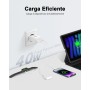 Baileku Cargador USB C, 40W Múltiple Enchufe USBC PD+QC Rápido, Cargador iPhone Carga Rapida Adaptador Tipo C, Cargadors Movil