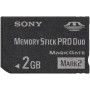 Sony MSMT2GN Memory Stick Pro Duo Mark2 PSP 2 GB - Tarjeta de memoria