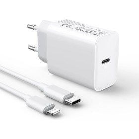 30W Cargador Carga Rapida for iPhone 14/14 Pro/14 Pro Max/14 Plus 13 12 11 SE XR X XS 8 7, iPad Air Mini, AirPods, USB C