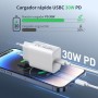 30W Cargador Carga Rapida for iPhone 14/14 Pro/14 Pro Max/14 Plus 13 12 11 SE XR X XS 8 7, iPad Air Mini, AirPods, USB C
