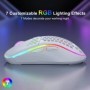 Ratón inalámbrico de carga con iluminación RGB de 2,4G, ratón para jue