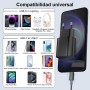 2-Pack 25W Cargador USB C Carga Rapida para Samsung Galaxy S24/S23/S22/S21/S20/S20+/S10/S9/S8/A71/A52/A51/A31, Enchufe USB C
