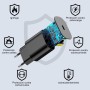 2-Pack 25W Cargador USB C Carga Rapida para Samsung Galaxy S24/S23/S22/S21/S20/S20+/S10/S9/S8/A71/A52/A51/A31, Enchufe USB C