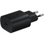 Samsung EP-TA800NBEGEU - Cargador de Pared 25W USB-C, Color Negro, 1 Unidad (Paquete de 1)